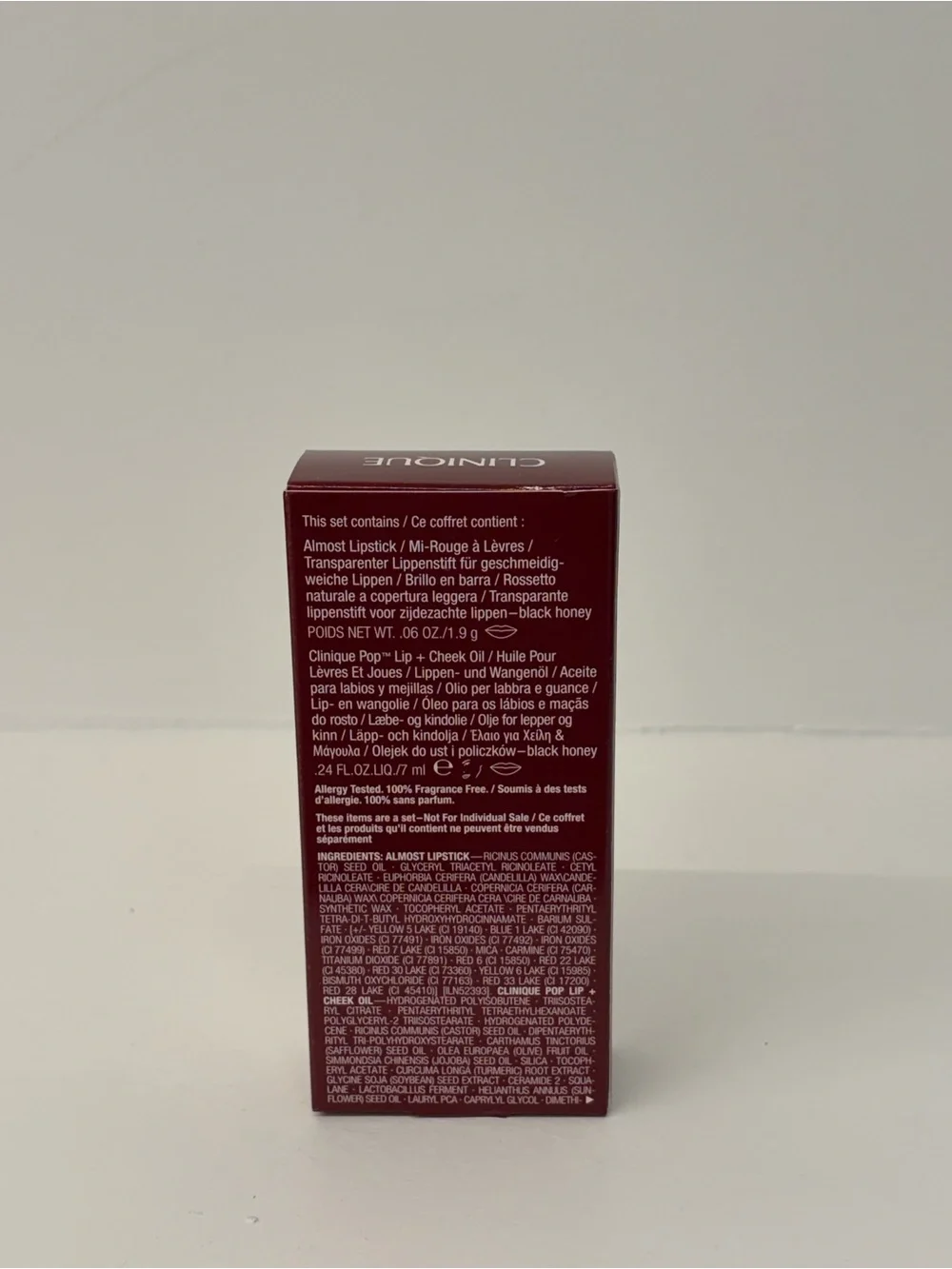 Clinique Black Honey Duo Lipstick & Lip + Cheek Oil Set — Brand New! $52 Value